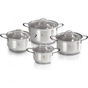 Trem de Cozinha, 8 Pcs, Silver Jewellery Collection ref BH-6663 MADER