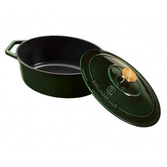 Assadeira Oval, 30 cm, Ferro Fundido, Emerald ref BH-6505 MADER