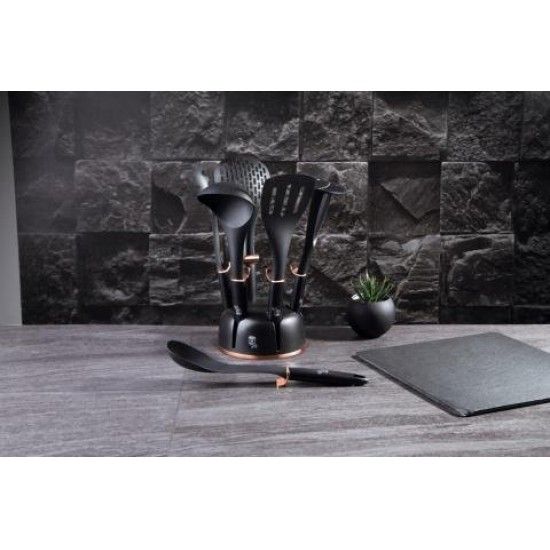Conjunto Acess�rios Cozinha, 7 Pcs, Black Rose Collection ref� BH-6209A MADER