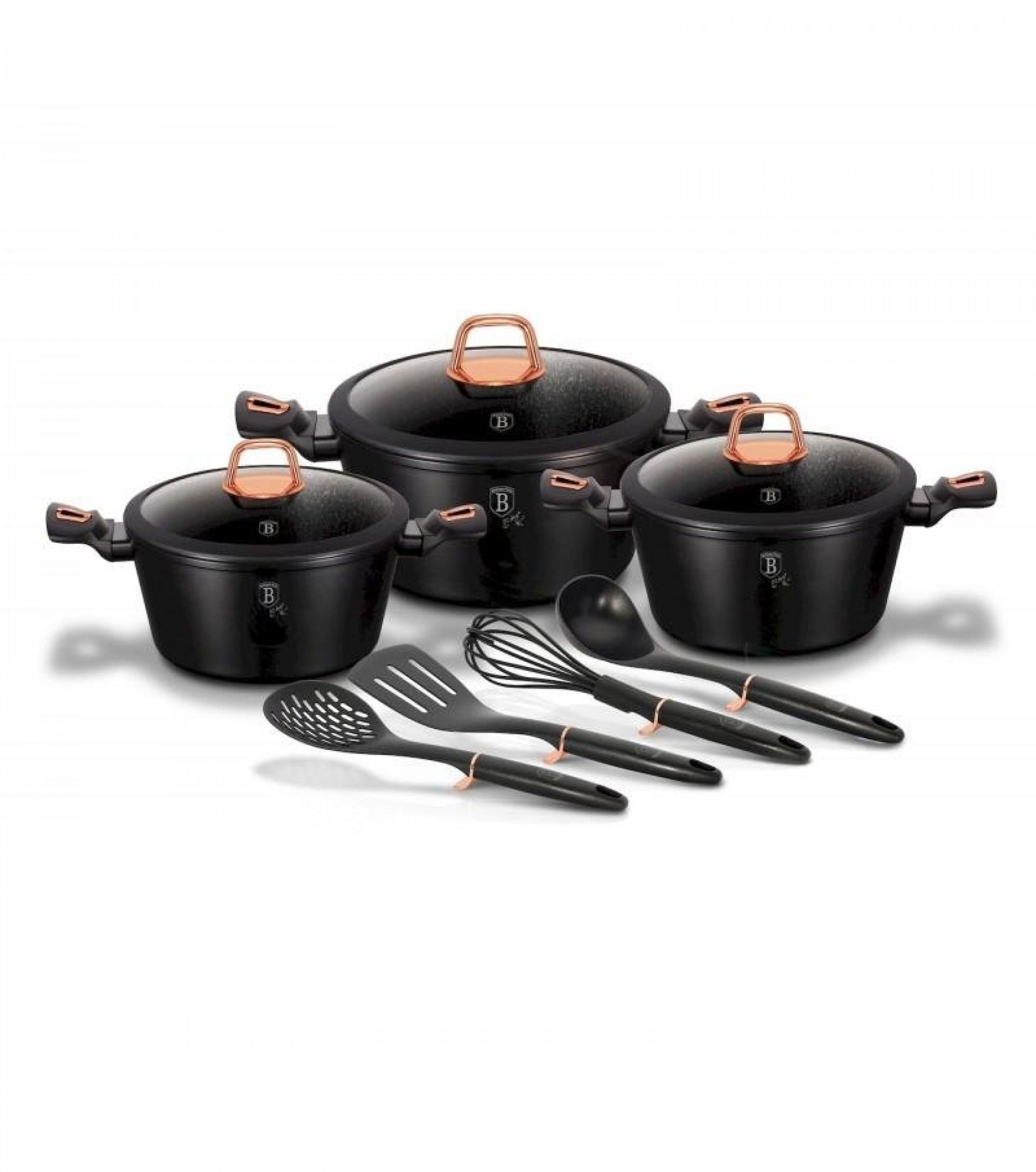 Trem de Cozinha, 10 Pcs, Black Rose Collection refª BH-6154 MADER