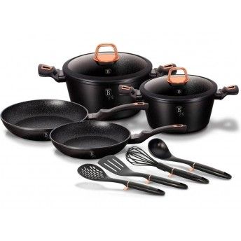 Trem de Cozinha, 10 Pcs, Black Rose Collection refª BH-6149 MADER Trem de Cozinha, 10 Pcs, Black Rose Collection refª BH-6149 MADER