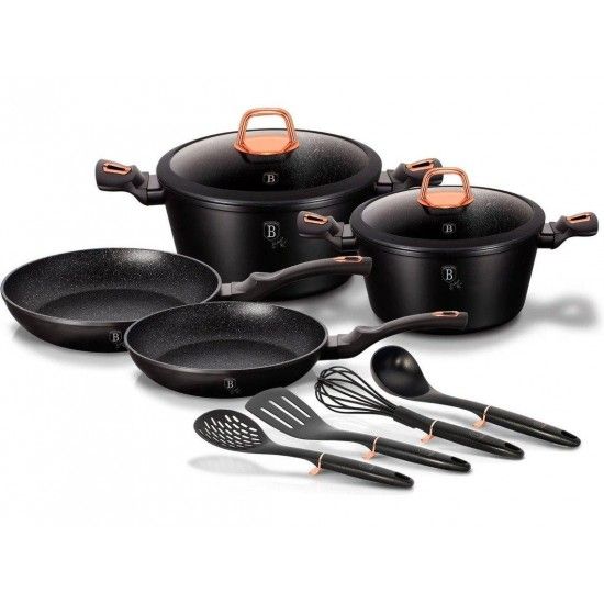 Trem de Cozinha, 10 Pcs, Black Rose Collection ref BH-6149 MADER