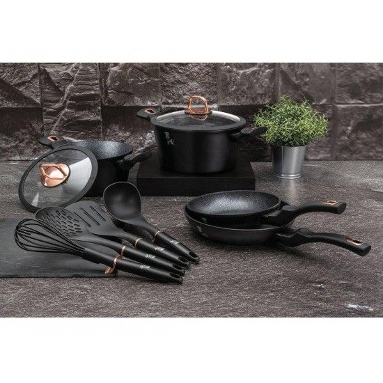 Trem de Cozinha, 10 Pcs, Black Rose Collection refª BH-6149 MADER Trem de Cozinha, 10 Pcs, Black Rose Collection refª BH-6149 MADER