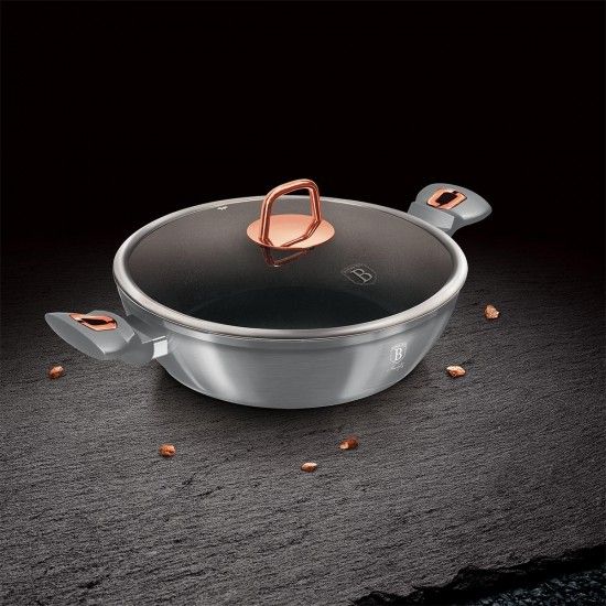 Tacho Baixo com Tampa, 28 cm, Moonlight Collection ref BH-6014 MADER
