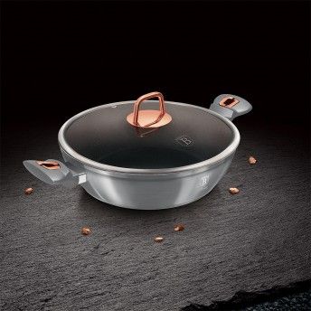 Tacho Baixo com Tampa, 28 cm, Moonlight Collection ref BH-6014 MADER
