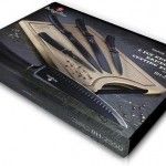 Set Facas com T�bua em Bambu, 6 Pcs, Black Rose Collection ref� BH-2550 MADER