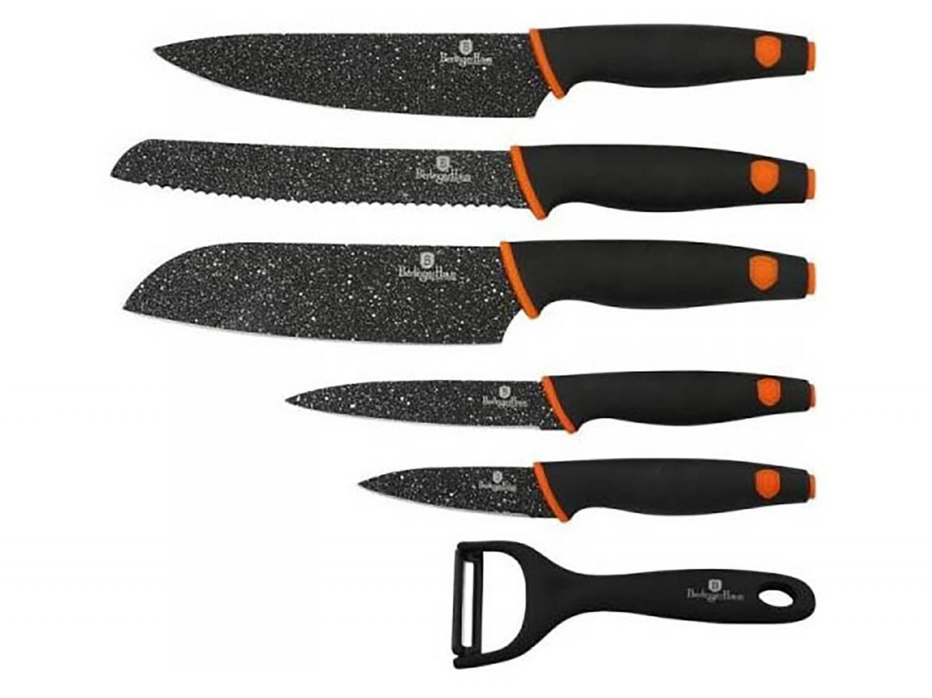 Set Facas e Descascador, 6 Pcs, Granit Diamond Line refª BH-2416 MADER