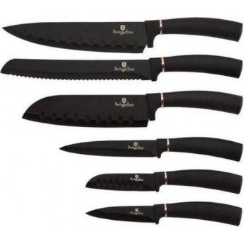 Set Facas, 6 Pcs, Black Rose Collection ref BH-2414 MADER