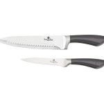 Set Facas, 2 Pcs, Metallic Line Carbon Pro Edition ref� BH-2475 MADER