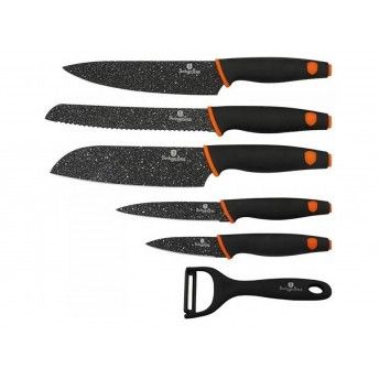Set Facas e Descascador, 6 Pcs, Granit Diamond Line ref BH-2416 MADER