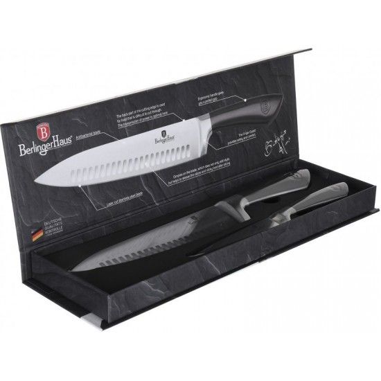 Set Facas, 2 Pcs, Metallic Line Carbon Pro Edition ref� BH-2475 MADER