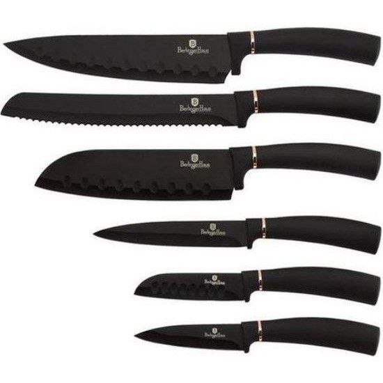 Set Facas, 6 Pcs, Black Rose Collection ref BH-2414 MADER
