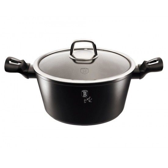 Caarola com Tampa, 20 cm, Black Silver Collection ref BH-1851 MADER