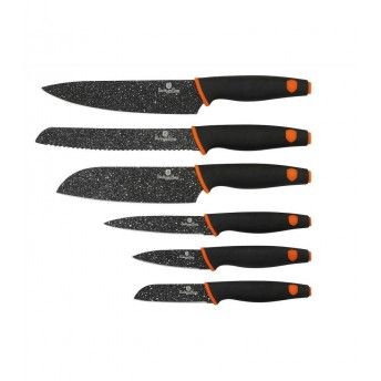 Set Facas, 6 Pcs, Granit Diamond Line ref BH-2111 MADER
