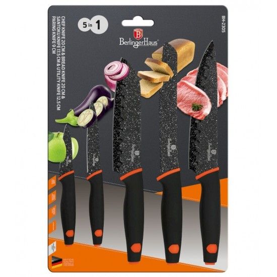 Set Facas, 5 Pcs, Granit Diamond Line ref� BH-2305 MADER