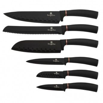 Set Facas, 6 Pcs, Black Rose Collection ref BH-2337 MADER