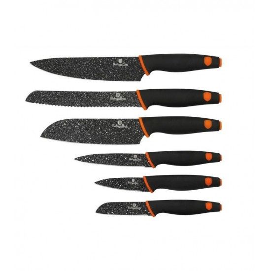 Set Facas, 6 Pcs, Granit Diamond Line ref BH-2111 MADER
