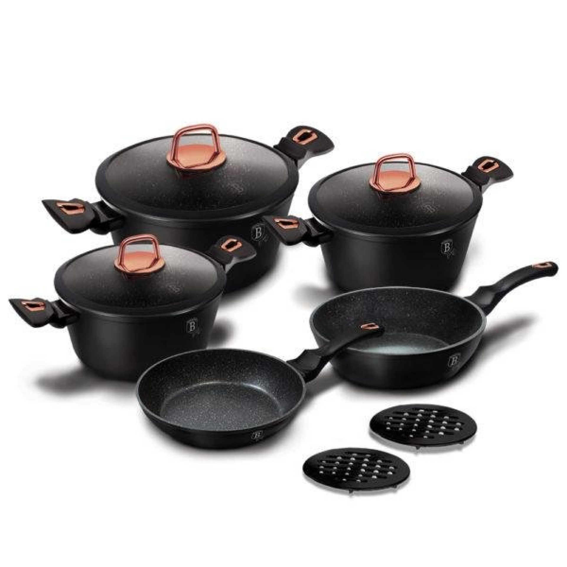 Trem de Cozinha, 10 Pcs, Black Rose Collection refª BH-1645N MADER