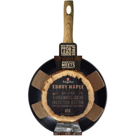 Wok, 28 cm, Ebony Maple Collection ref� BH-1708 MADER