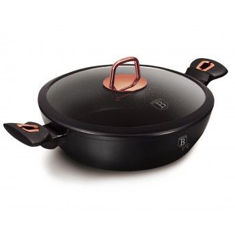 Tacho Baixo com Tampa, 28 cm, Black Rose Collection ref BH-1640N MADER