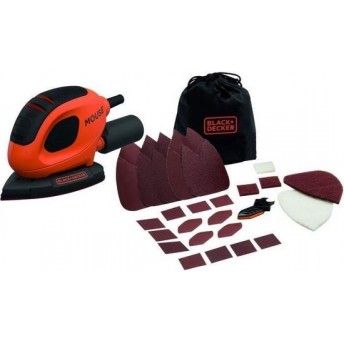 Lixadora Mouse 55W com 15 acessrios y bolsa ref BEW230BC BLACK DECKER
