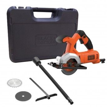 Serra Circular 400W 85mm c/mala ref BES510K-QS BLACK DECKER