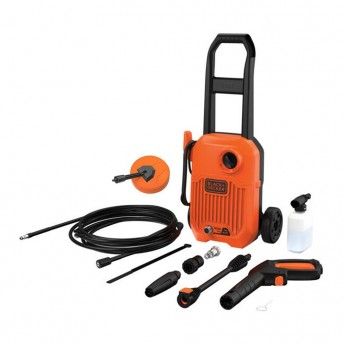 Lavadora 1300w 110 bar/1600 psi + escova ptio + mang 6m ref BEPW1300LPA-QS Black & Decker