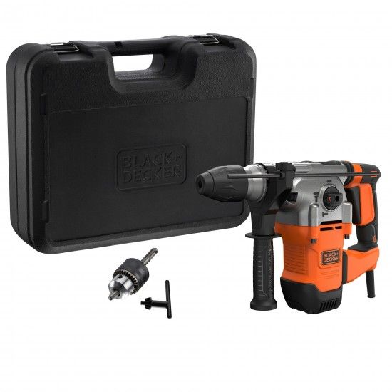 Martelo SDS-Plus 1250W com mala refª BEHS03K BLACK DECKER Martelo SDS-Plus 1250W com mala refª BEHS03K BLACK DECKER