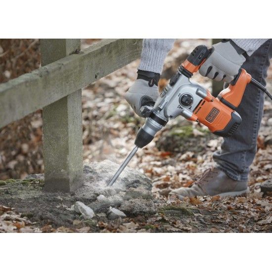 Martelo SDS-Plus 1250W com mala refª BEHS03K BLACK DECKER Martelo SDS-Plus 1250W com mala refª BEHS03K BLACK DECKER