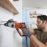 Martelo SDS-Plus 800W com mala ref BEHS02K BLACK DECKER