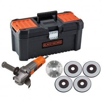 KIT REBARBADORA BEG220KA5-QS 125MM BLACK DECKER