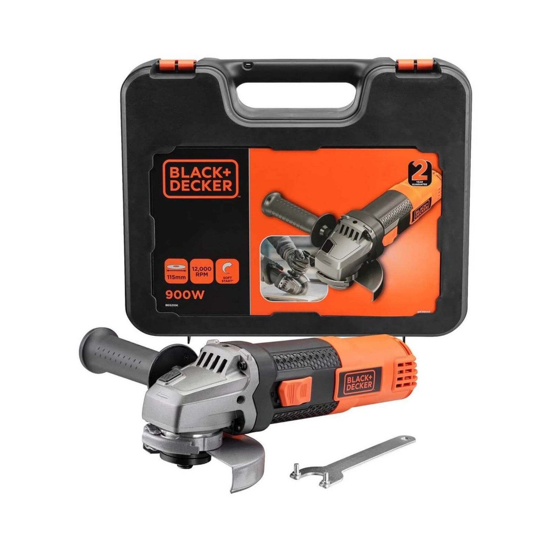 Rebarbadora 900W 115mm refª BEG210 BLACK DECKER