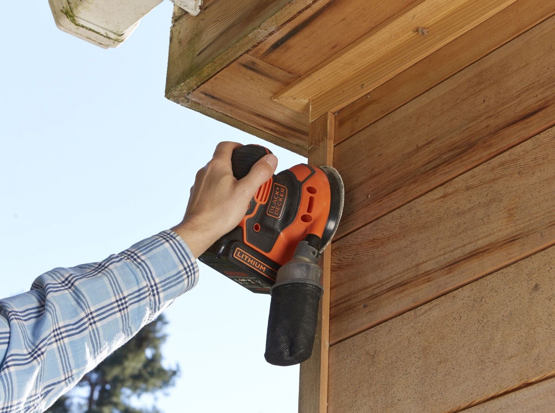 Lixadora Rotorbital 18V 1.5Ah Lítio refª BDCROS18 BLACK DECKER