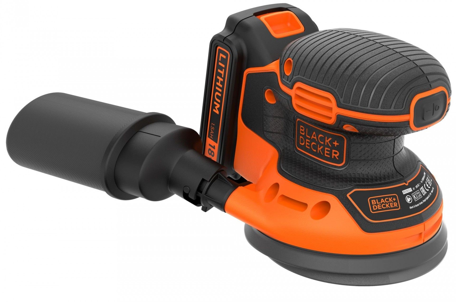 Lixadora Rotorbital 18V 1.5Ah Lítio refª BDCROS18 BLACK DECKER