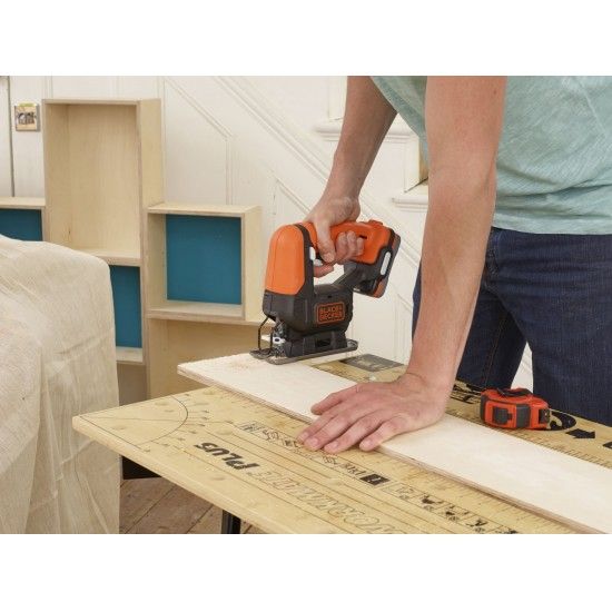 Serra de recortes 12V sem bateria/carregador ref BDCJS12N BLACK DECKER