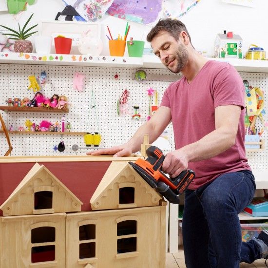 Lixadora de detalhes Mouse 18V (1.5Ah) ref BDCDS18 BLACK DECKER