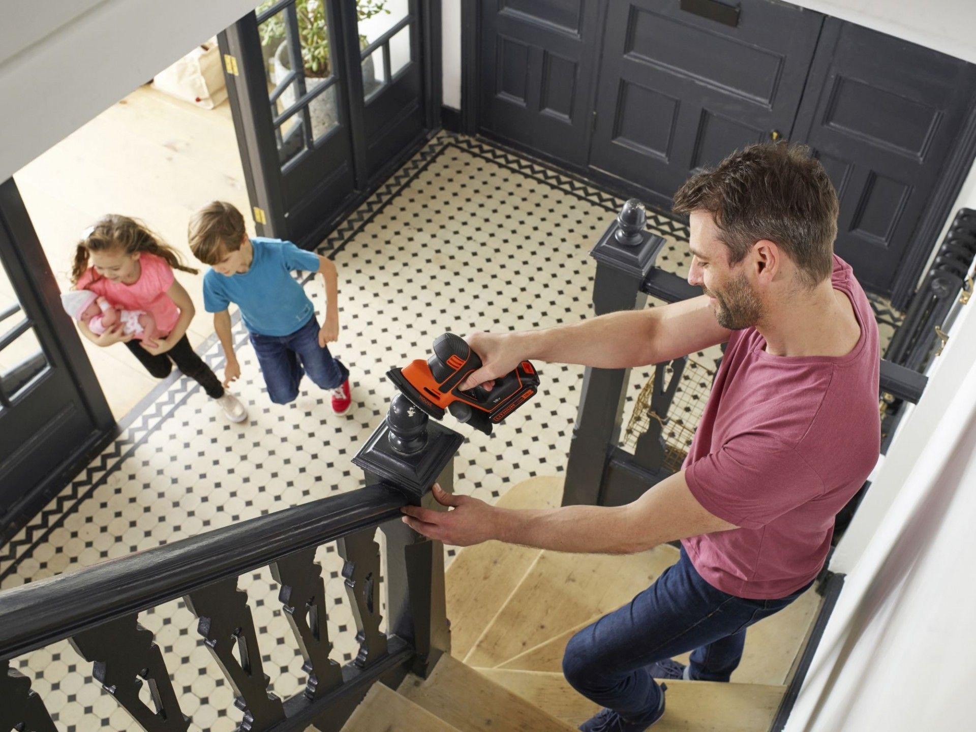 Lixadora de detalhes Mouse® 18V (1.5Ah) refª BDCDS18 BLACK DECKER