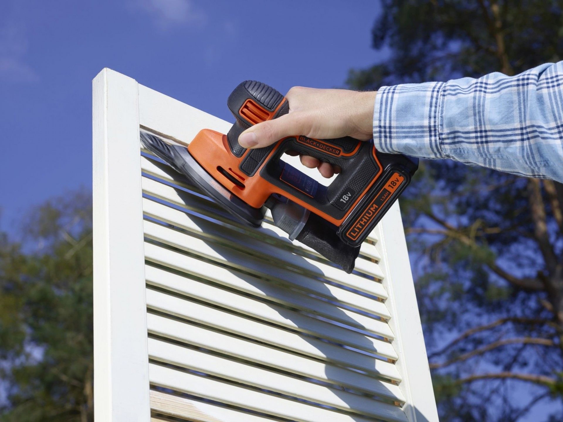 Lixadora de detalhes Mouse® 18V (1.5Ah) refª BDCDS18 BLACK DECKER