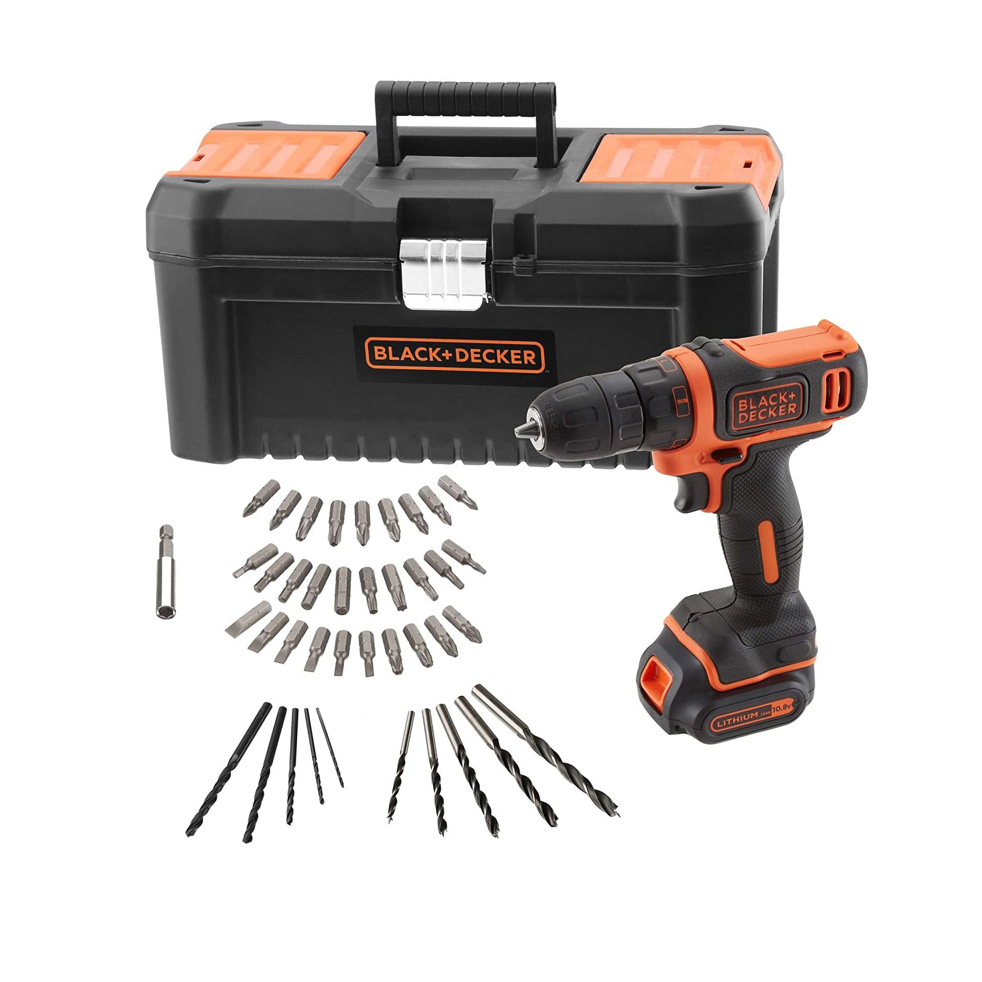 KIT APARAFUSADORA BDCDD121KA-QW 10.8V BLACK DECKER