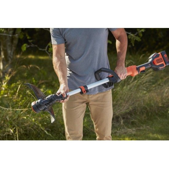 Aparador 36V 2,5Ah 33cm com tecnologia POWERCOMMAN refª BCSTE636L1 BLACK DECKER Aparador 36V 2,5Ah 33cm com tecnologia POWERCOMMAN refª BCSTE636L1 BLACK DECKER