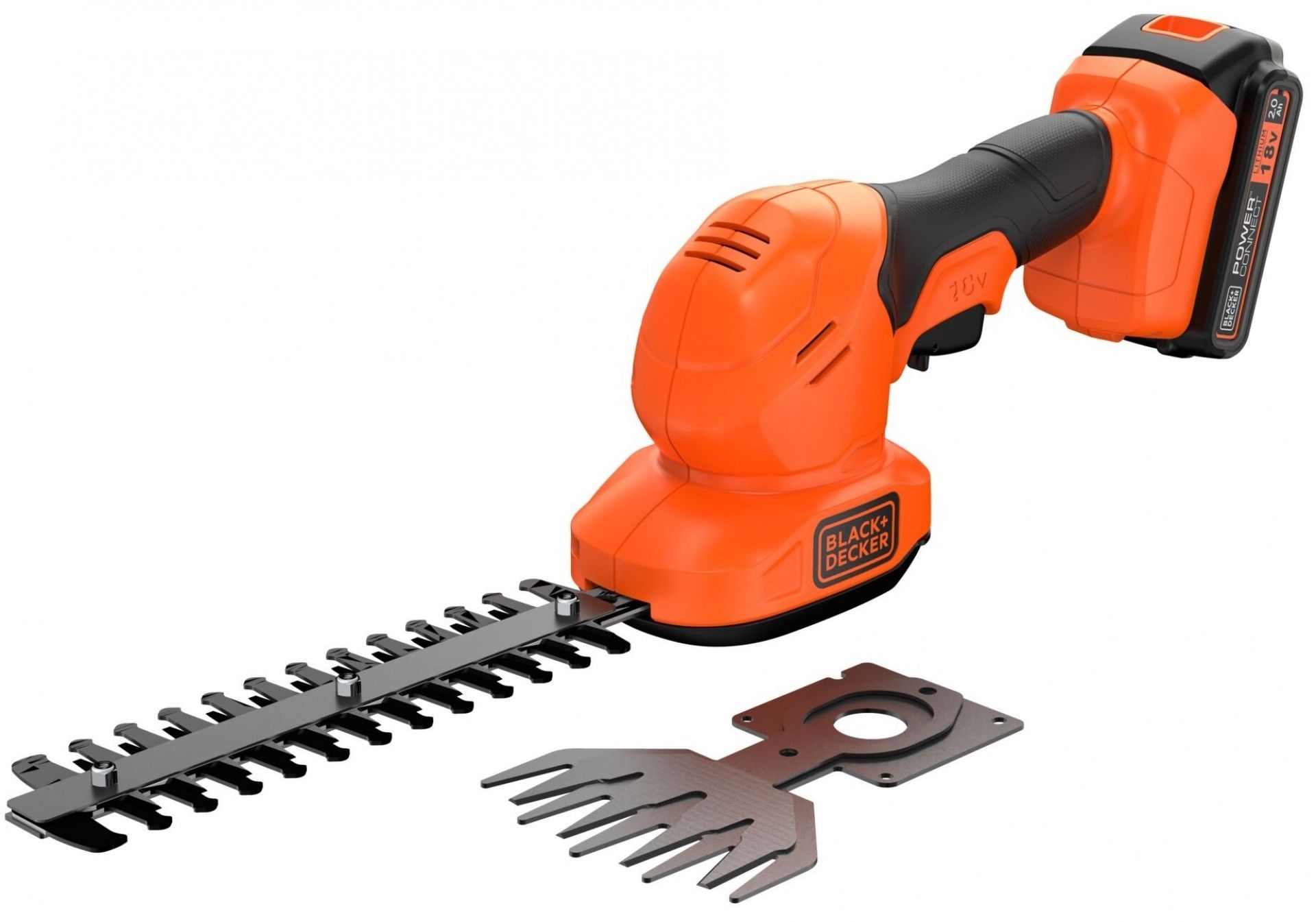 Kit tesoura / corta-sebes mão 18V 2.0Ah BCSS18D1-QW BLACK DECKER