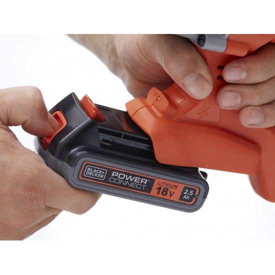Martelo SDS-Plus 18V com 2 baterias 2,5Ah e mala ref BCD900E2K BLACK DECKER