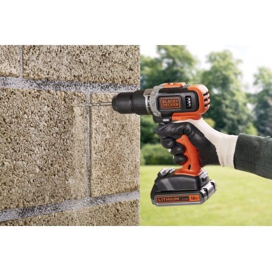 Aparafusadora c/percussão 1x4,0Ah + 1x2,0Ah refª BCD003MEM2K BLACK DECKER Aparafusadora c/percussão 1x4,0Ah + 1x2,0Ah refª BCD003MEM2K BLACK DECKER