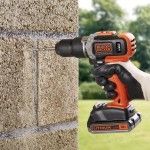 Aparafusadora c/percuss�o 1x4,0Ah + 1x2,0Ah ref� BCD003MEM2K BLACK DECKER