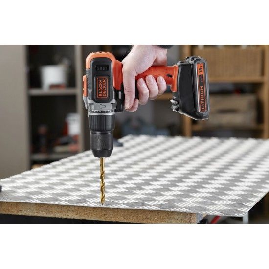 Aparafusadora c/percuss�o 1x4,0Ah + 1x2,0Ah ref� BCD003MEM2K BLACK DECKER
