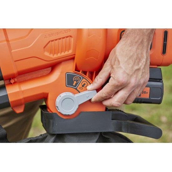 Soprador-aspirador-triturador 3 em 1 36V refª BCBLV3625L1 BLACK DECKER Soprador-aspirador-triturador 3 em 1 36V refª BCBLV3625L1 BLACK DECKER