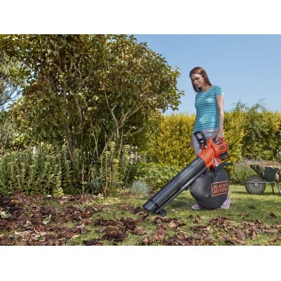 Soprador-aspirador-triturador 3 em 1 36V refª BCBLV3625L1 BLACK DECKER Soprador-aspirador-triturador 3 em 1 36V refª BCBLV3625L1 BLACK DECKER
