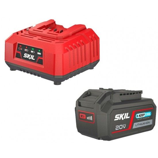StarterKit 20V Max 4.0Ah KEEPCOO bateria + carregador refª BC1E3131AA Skil StarterKit 20V Max 4.0Ah KEEPCOO bateria + carregador refª BC1E3131AA Skil