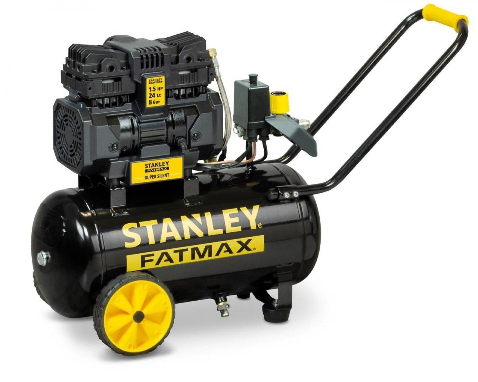 Compressor 24L 1.5Hp Silent refª FMXCMS1524HE STANLEY