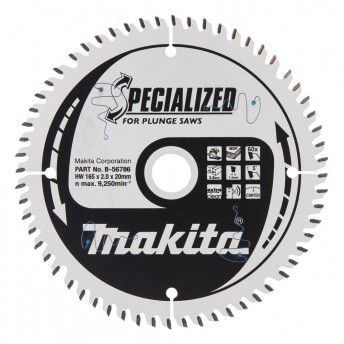 Disco TCT MDF 165x20mm 60D ref B-56786 Makita
